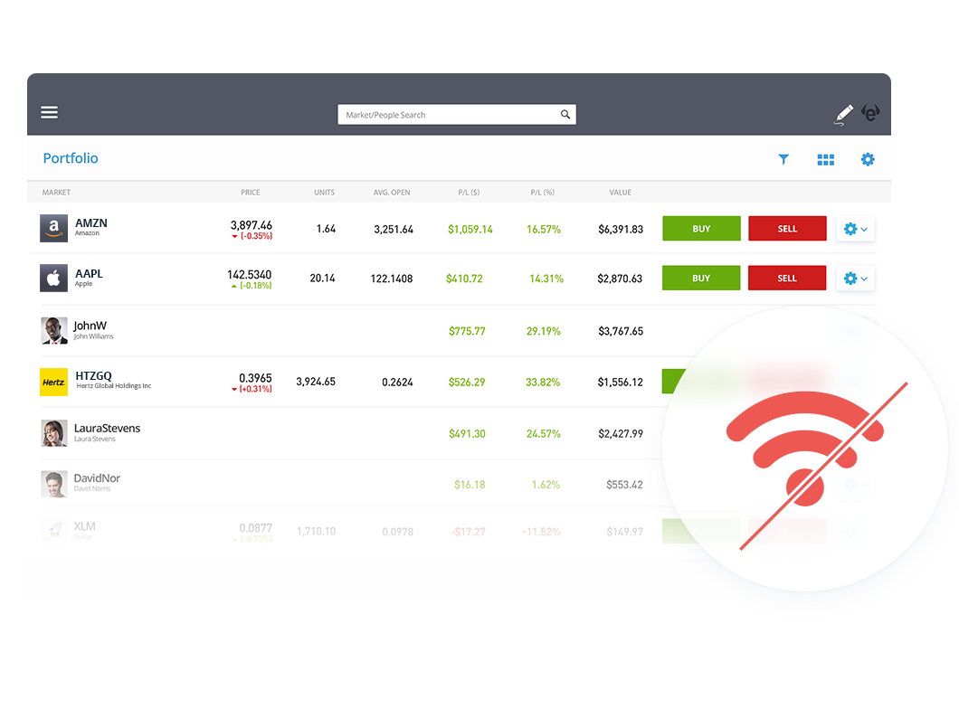 Offline trading