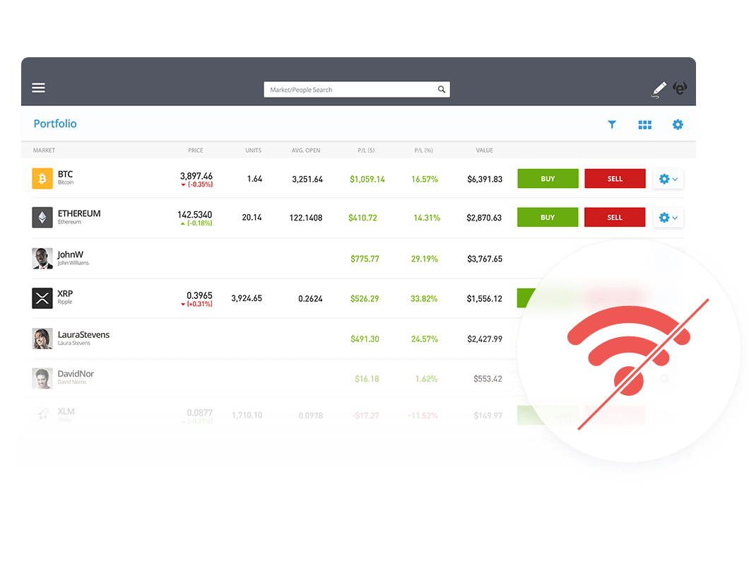 Offline trading