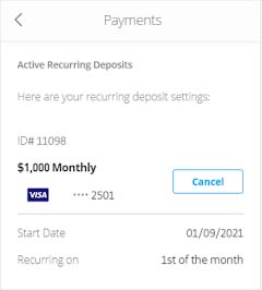 How Do I Set My Recurring Deposits 2