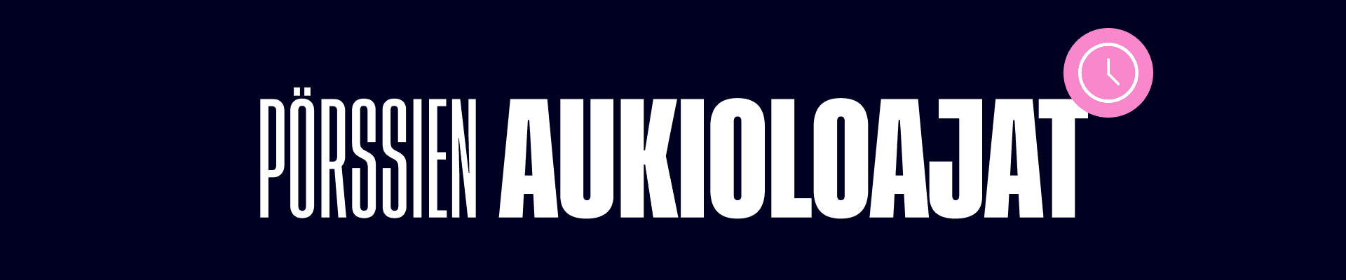 Markkinoiden aukioloajat ja tapahtumat